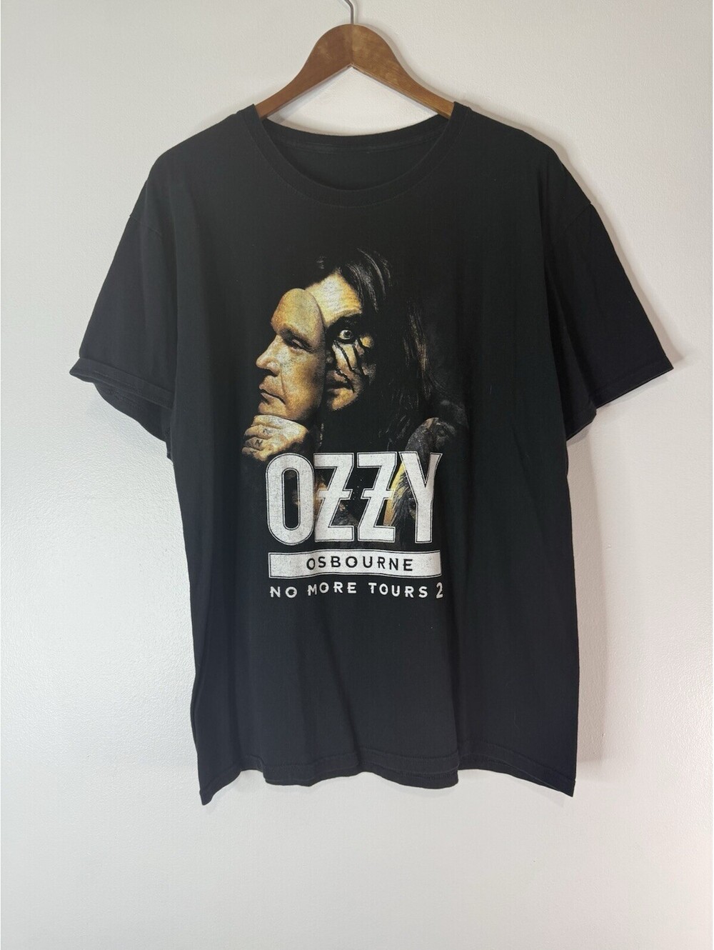 Ozzy Osbourne Concert Tour Shirt Mens Large Black No More Tours 2018